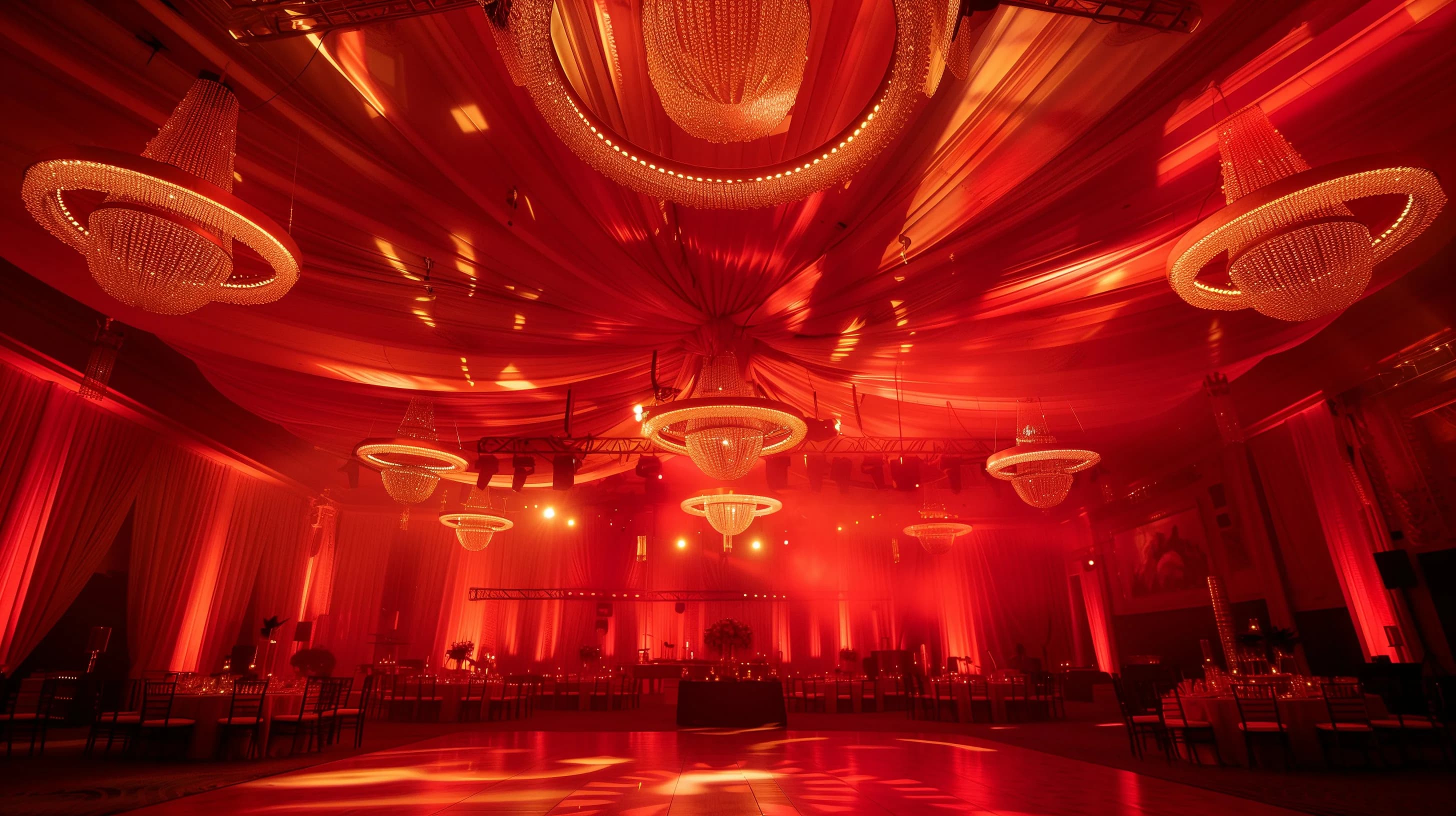 Luxury Wedding Ceiling Installation