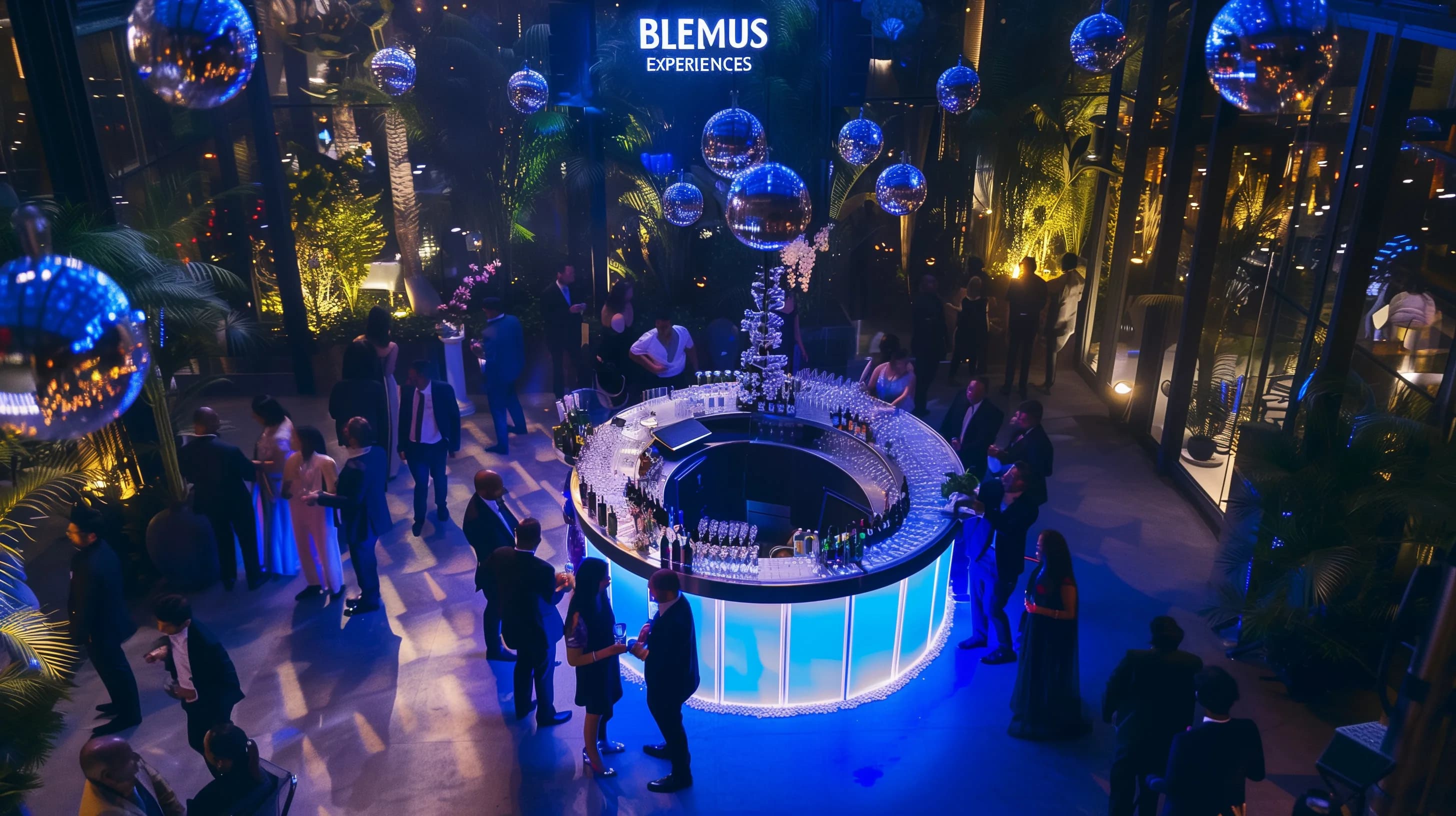 Candlelit luxury celebration